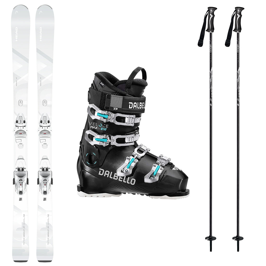 Head e-Absolute Joy with Dalbello Veloce Max 65 Womens Ski Package