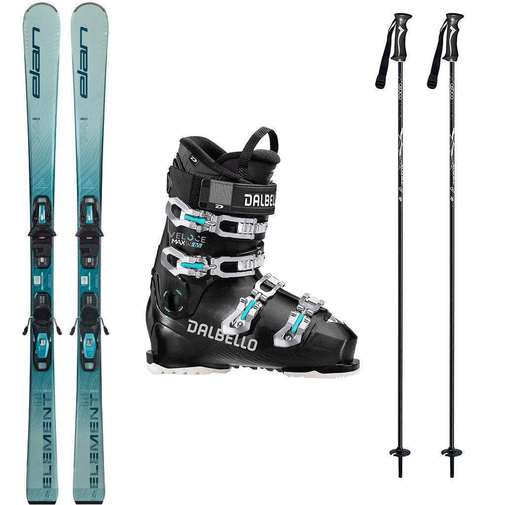 Elan Element 74 with Dalbello Veloce Max 65 Ski Package