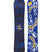 Sicko- Black and dark blue multi colored snowboard on a white background 