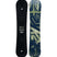 Sidecar- Black multicolored snowboard on a white background