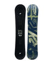 Sidecar- Black multicolored snowboard on a white background