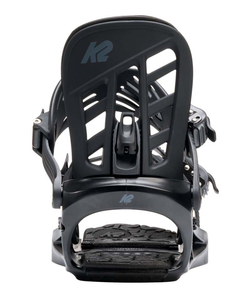 Sidecar- Black snowboard binding on a white background