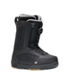 SidecarBoot- Black snowboard boot on a white background