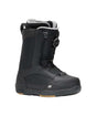 SidecarBoot- Black snowboard boot on a white background