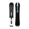 Sight- Black multi colored snowboard on a white background 