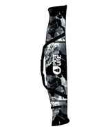 SkiBag- A long, narrow black and white camouflage carrying bag with black handles and a white 'Picture Organic' logo printed on the front, shown against a plain white background.
