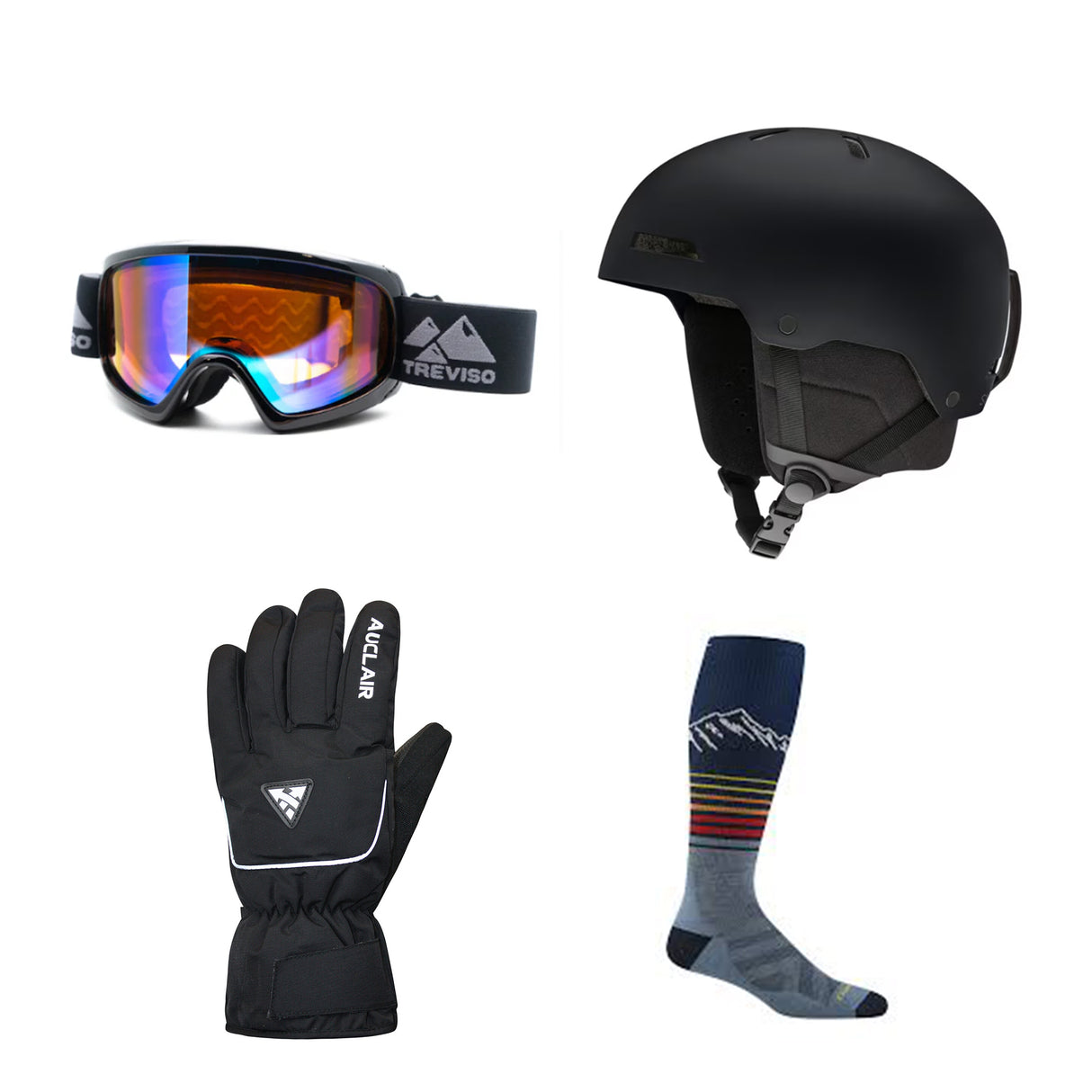 Ski & Snowboard Mens Accessory Package