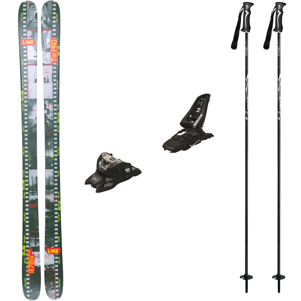 Line Tom Wallisch Pro Skis 2026 with Marker Squire 11 Bindings Ski Package