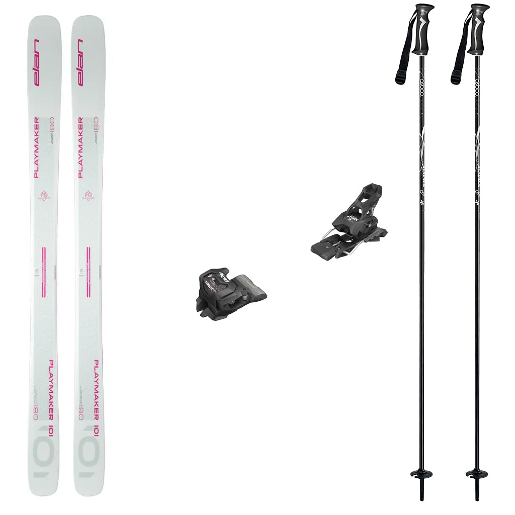Elan Playmaker 101 Skis 2025 with Tyrolia Attack 14 Bindings Ski Package