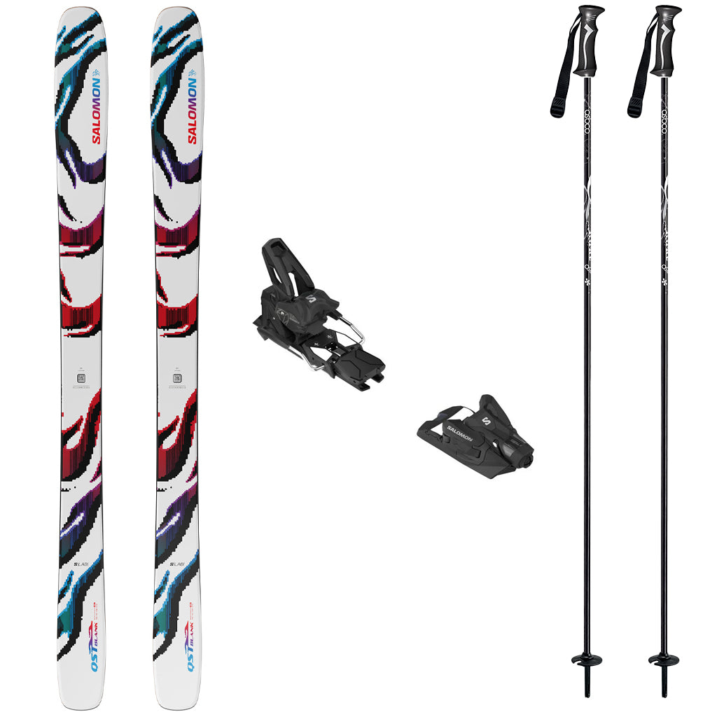 Salomon S/Lab QST Blank Skis 2026 with Salomon Strive 14 Bindings Ski Package