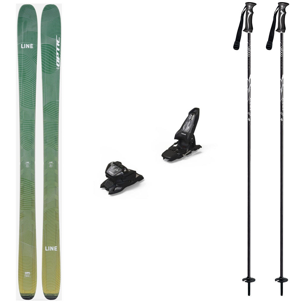 Line Optic 96 Skis 2025 with Marker Griffon 13 Bindings Ski