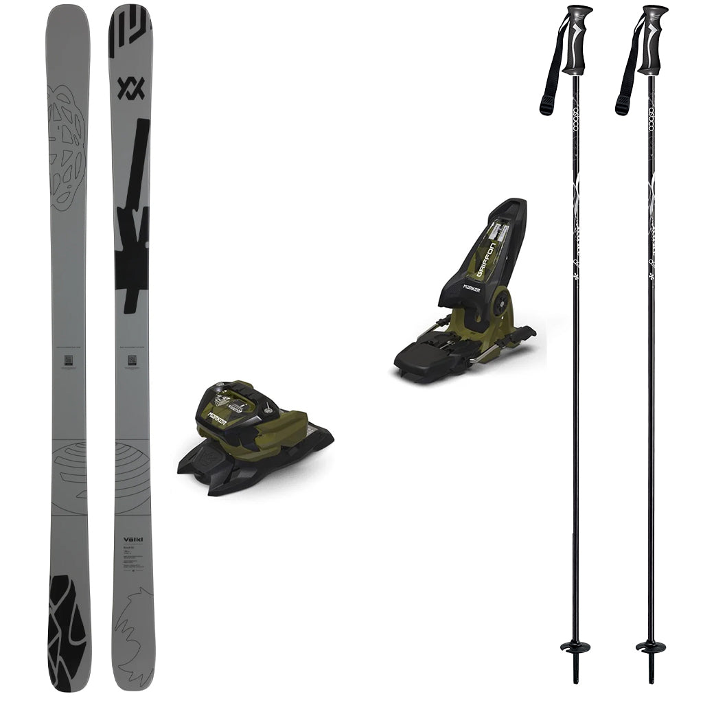 Volkl Revolt 84 Skis 2026 with Marker Griffon 13 Bindings Ski Package