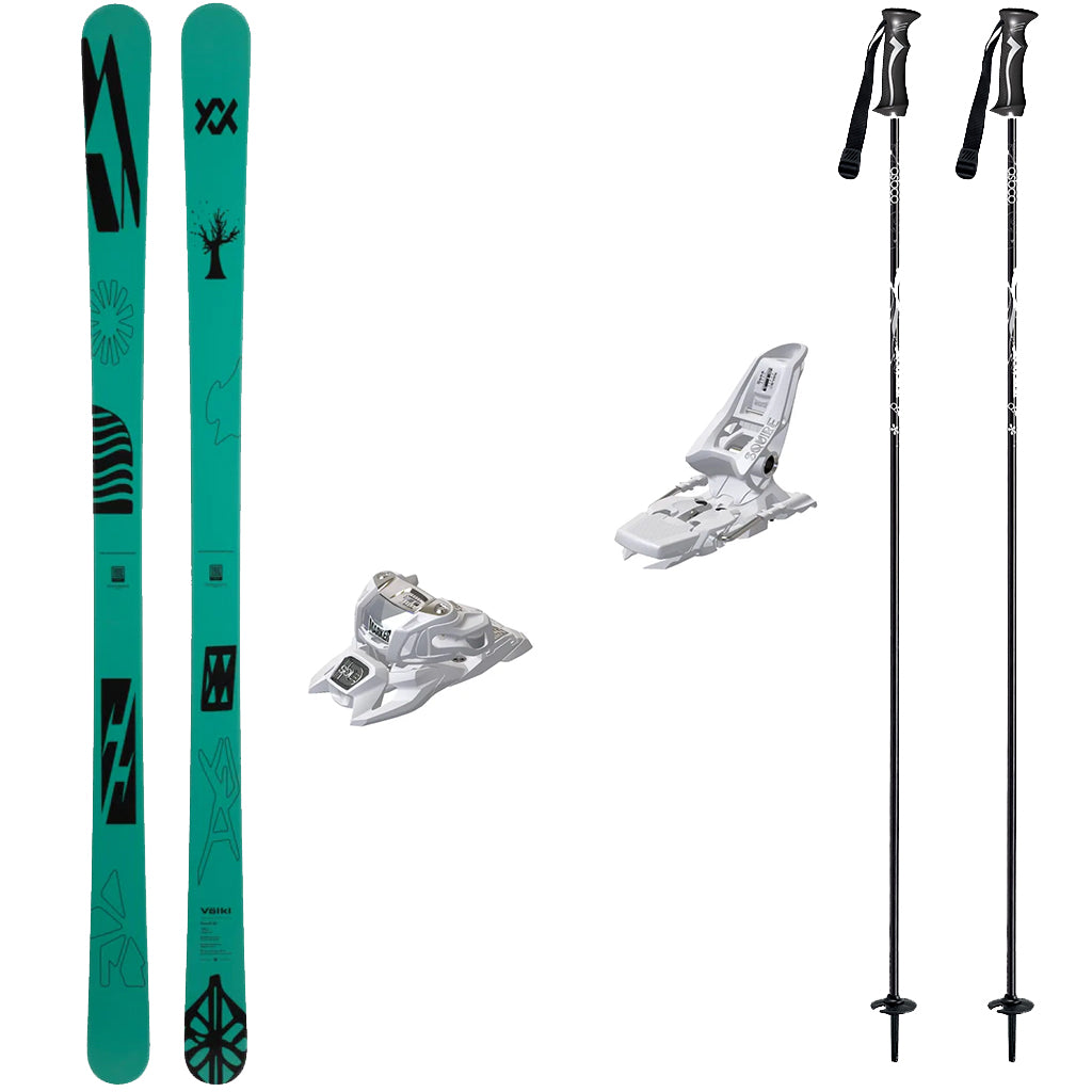 Volkl Revolt 86 Skis 2026 with Marker Squire 11 Bindings Ski Package