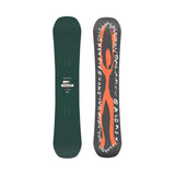 SleepwalkerGrom-Salomon snowboard with green and black design on a white background