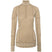 Smekker1_2ZipBaseLayer-Beige knitted sweater with a pattern on a white background