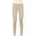 SmekkerHighWaistBaseLayerPant-Beige leggings with a white waistband on a white background
