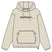 SnowproofHoodie-Beige hoodie with a brand logo on a white background