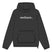 SnowproofHoodie-Black hoodie with a brand logo on a white background