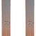 Soul92- Grey, orange, and black ski on a white background 