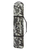 SpaceSackSBBag-Camouflage-patterned bag with black straps on a white background