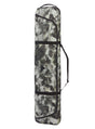 SpaceSackSBBag-Camouflage-patterned bag with black straps on a white background