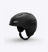 SpurMIPS-Black helmet with Giro logo on a white background