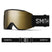 SquadMag-Smith goggles with gold lens and black strap on a white background