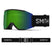 SquadMag-Smith goggles with green lens and black frame on a white background