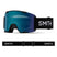 StashXL-Smith goggles with blue lens and black frame on a white background