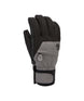 StompShortGlove-Black and grey glove on a white background