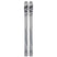 Stormrider88- Light grey and darker grey ski on a white background 