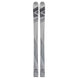Stormrider88- Light grey and darker grey ski on a white background 