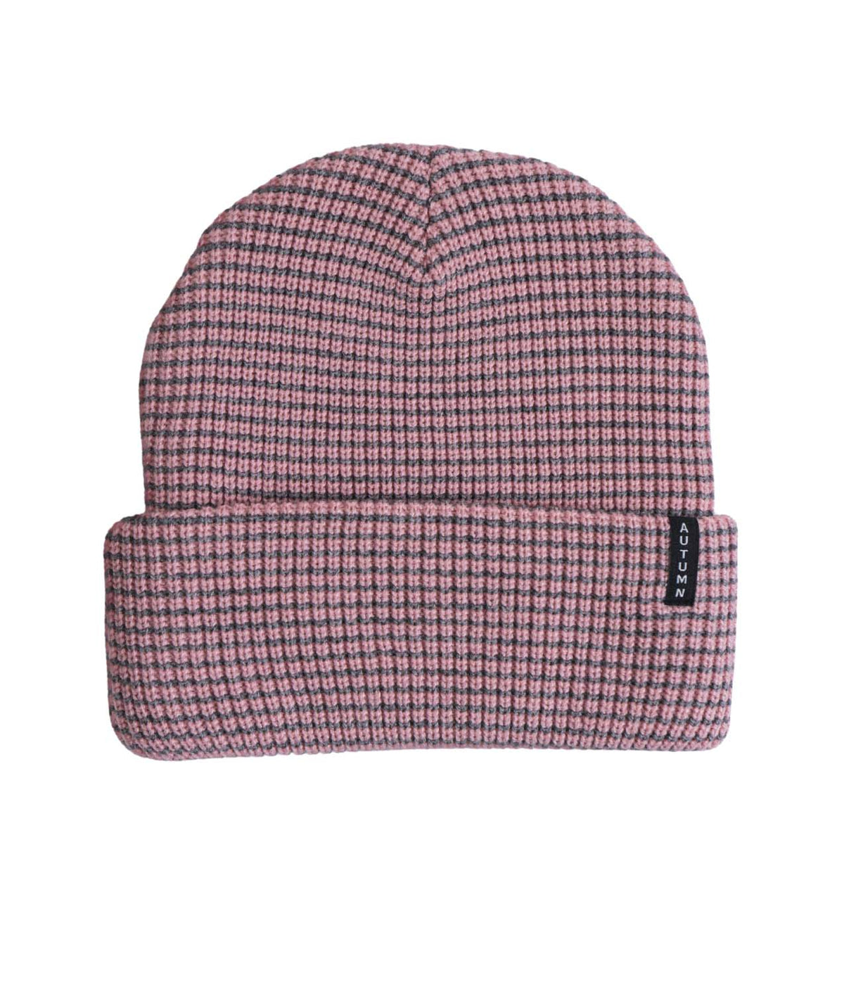 Stripe- Beanie on a white background