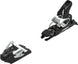 Strive12GW- Black and silver ski binding on a white background