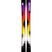 StudioGromFS-Two Faction skis with a colorful gradient on a white background