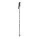 StyleAluminumPole-A single ski pole shown vertically against a plain white background. The pole is primarily black with a subtle gray and white camouflage pattern on the shaft.