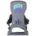 Stylist-Gray snowboard binding with 'Bent Metal' branding on a white background