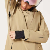 SubTempRCGORE-TEXJacket-Beige jacket with a hood on a white background