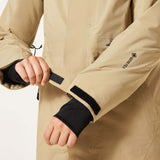 SubTempRCGORE-TEXJacket-Beige jacket with a hood on a white background