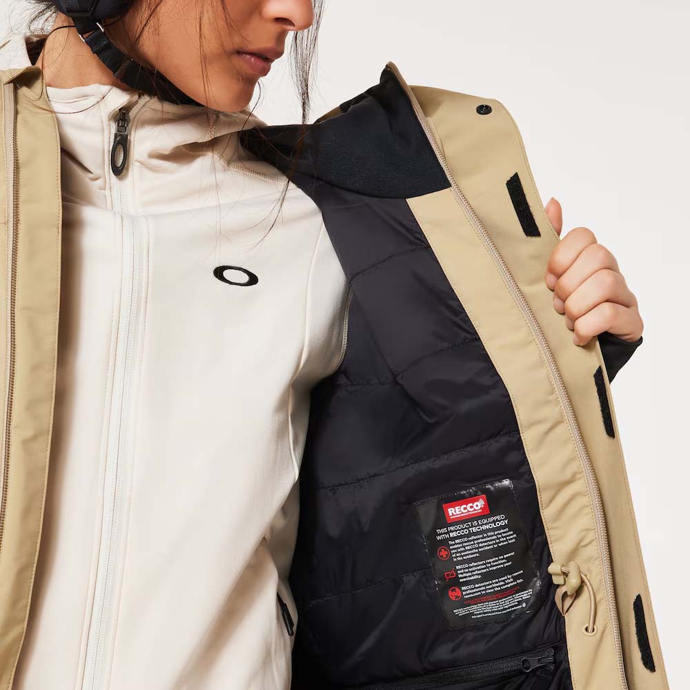 SubTempRCGORE-TEXJacket-Beige jacket with a hood on a white background