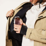 SubTempRCGORE-TEXJacket-Beige jacket with a hood on a white background
