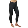SummitBaseLayerLeggings- Black leggings worn by a person on a white background