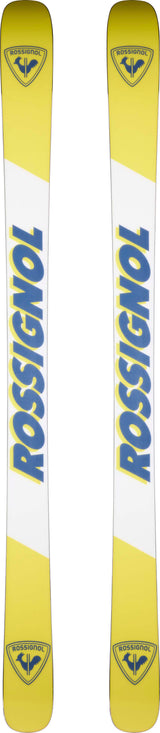 SuperBlackops- Yellow and white base of the ski on a white background
