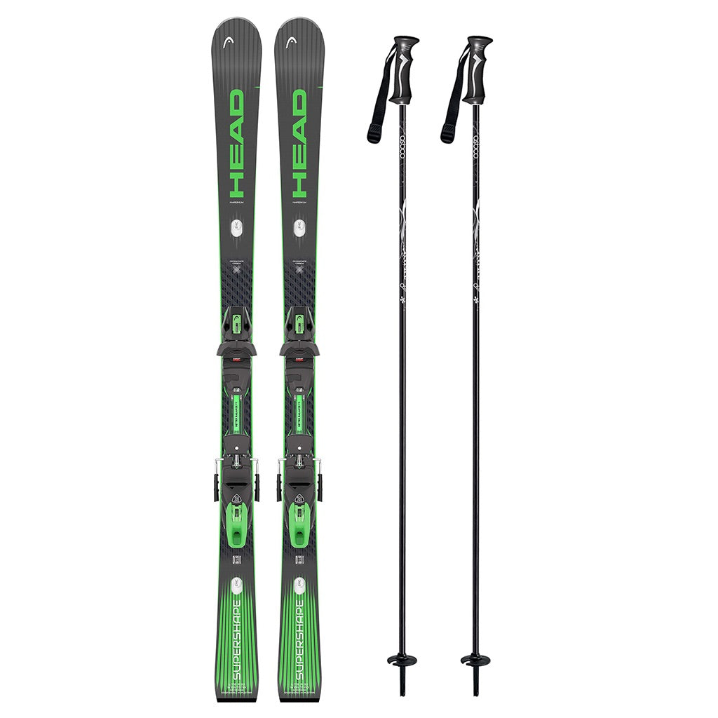 Supershapee-Magnumw_ProtectorEVOPR13- Ski package on a white background