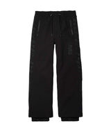 SweeperPant- Black pants with side zippers on a white background