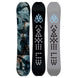 T-RicePro- Two views of a snowboard with different designs on a white background