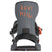 T-Zero-Black and orange snowboard binding on a white background