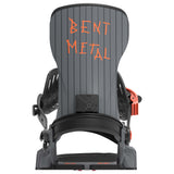 T-Zero-Black and orange snowboard binding on a white background