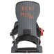 T-Zero-Black and orange snowboard binding on a white background