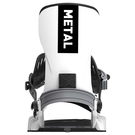 T-Zero-Black and white snowboard binding on a white background